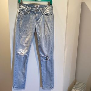 Paige light wash jean